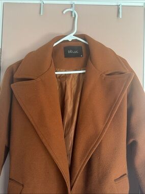 Deluc Women's Rust Pea Coat
